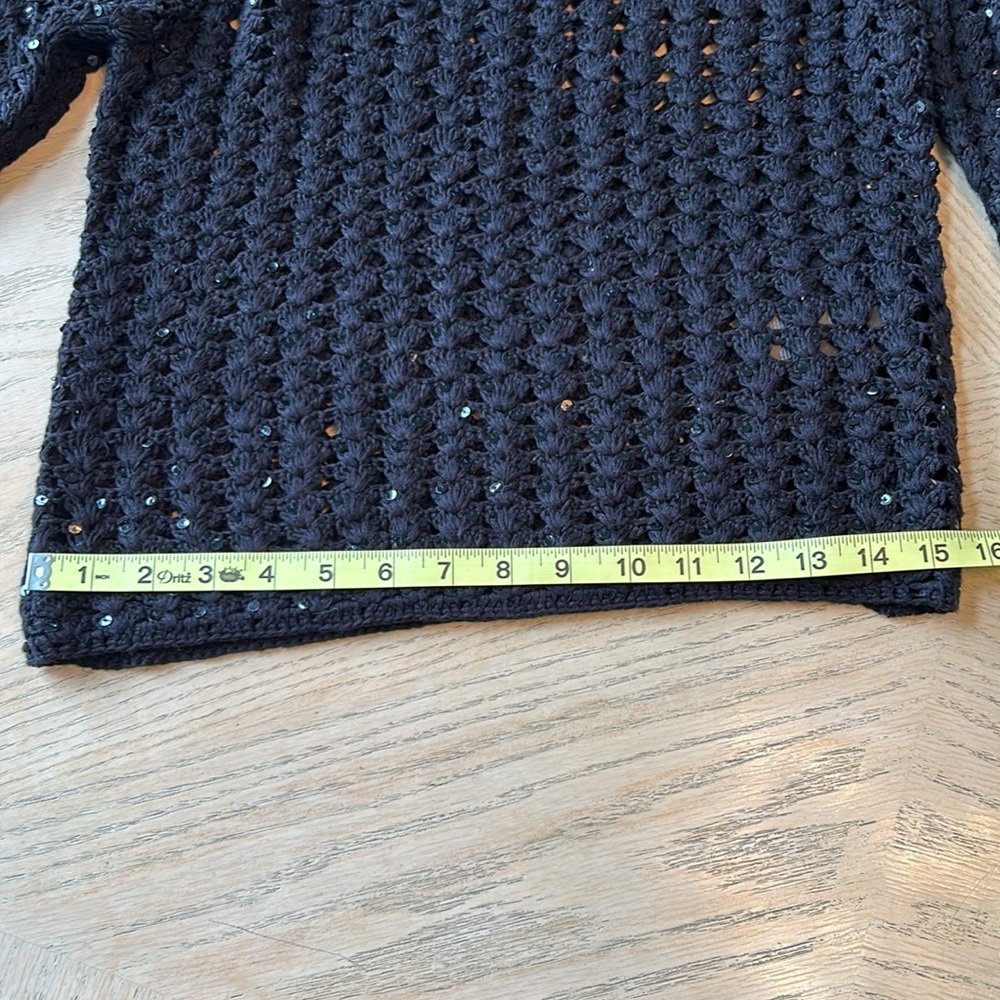 ALLSAINTS HAND EMBELLISHED SWEAT S-S - Picture 7 of 14